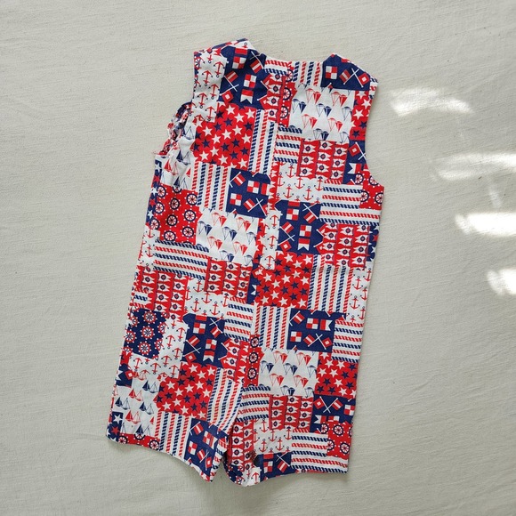 Vintage Patriotic Sailor Jon Jon kids 6/7 - Picture 5 of 9